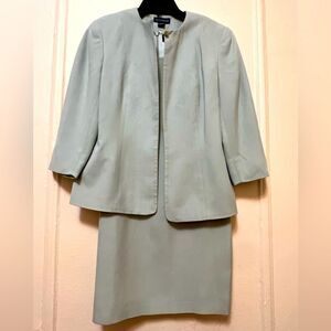 Ann Taylor silk suit 2 piece‎ set